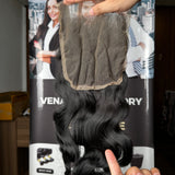 4x4/5x5 Ultra HD Lace Closure – Body Wave Vietnamese Hair Extensions Natural Black