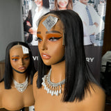 Straight Bob 4x4 HD Lace Closure Wig – 100% Vietnamese Hair, 250% Density, Natural Color