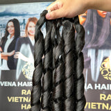 Loose Curly 100% Vietnamese Hair Bundles – Super Drawn, Natural Color