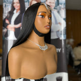 Straight 4x4 HD Lace Closure Wig – 100% Vietnamese Hair, 250% Density, Natural Color