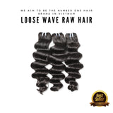 Loose Wave 100% Vietnamese Hair Bundles – Super Drawn, Natural Color