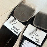 4x4/5x5 Ultra HD Lace Closure – Straight Vietnamese Hair Extensions Natural Black