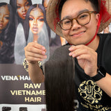 4x4/5x5 Ultra HD Lace Closure – Straight Vietnamese Hair Extensions Natural Black