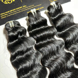 Bundles Natural Wave Raw Hair Extensions Natural Black