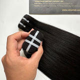 Bundles Weft Hair Natural Straight Vietnamese Hair Extensions Natural Black