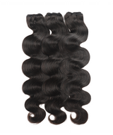 Bundles Weft Hair Body Wave Raw Hair Extensions Natural Black