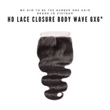 Wholesale 4x4 HD Lace Closure Body Wave Human Hair Invisible Lace Closure Human Hair Wigs Manufacturer Vietnam