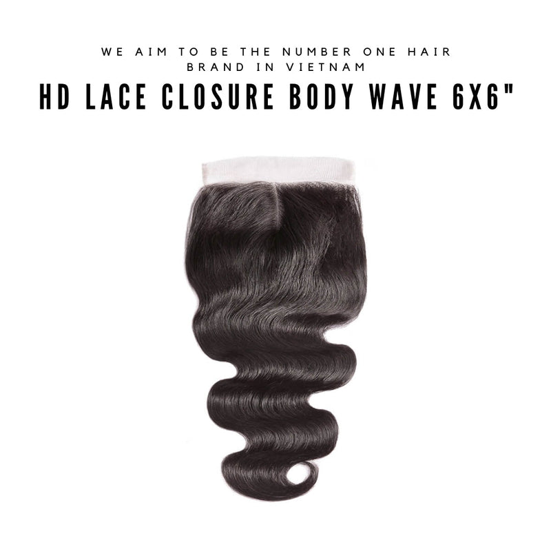 Wholesale 4x4 HD Lace Closure Body Wave Human Hair Invisible Lace Closure Human Hair Wigs Manufacturer Vietnam