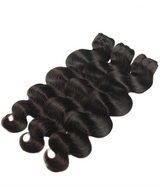 Bundles Weft Hair Body Wave Raw Hair Extensions Natural Black