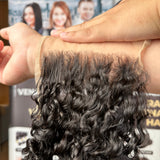 4x4/5x5 Ultra HD Lace Closure – Burmese Curly Vietnamese Hair Extensions Natural Black