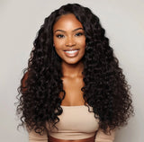 Bundles Weft Hair Burmese Curly Raw Hair Extensions Natural Black