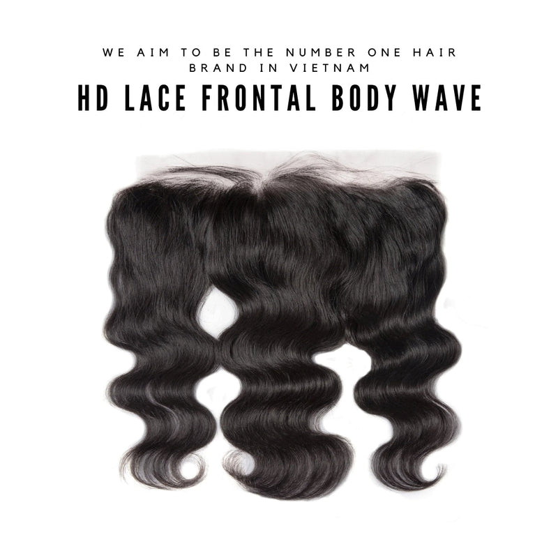 Wholesale Natural Color Body Wave 13x4 HD Lace Frontal  Human Hair Wigs Wholesale Manufacturer Vietnam Hair Frontal