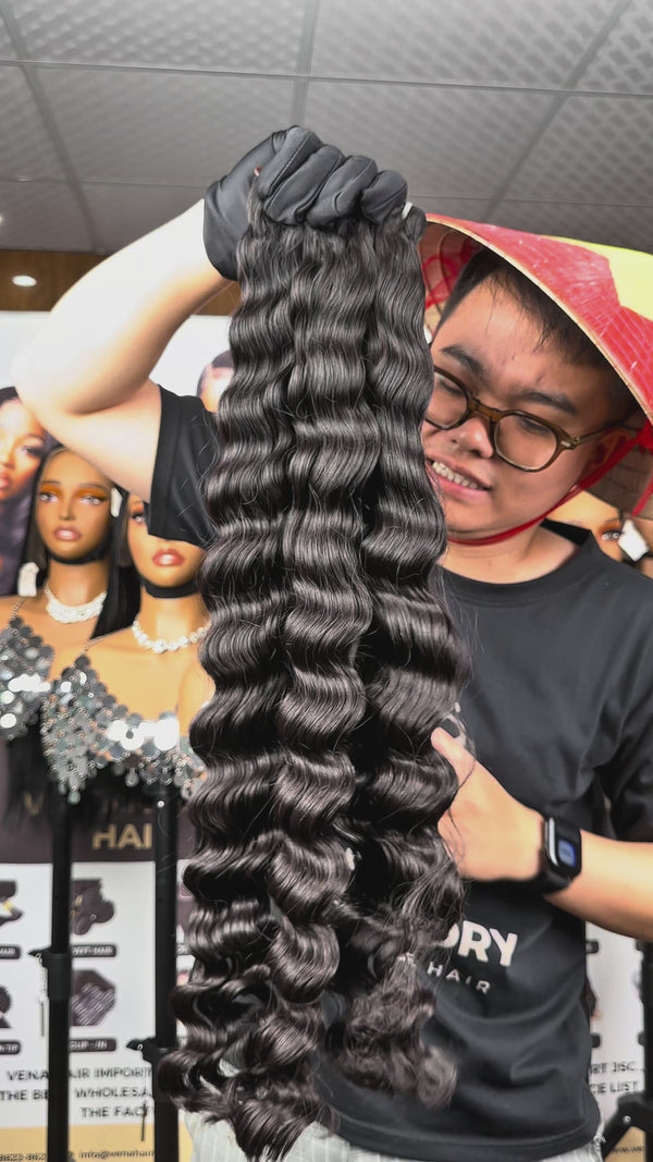 Bundles Natural Wave Raw Hair Extensions Natural Black