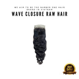 4x4/5x5 Ultra HD Lace Closure – Wavy Vietnamese Hair Extensions Natural Black